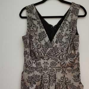 Semi formal silver grey dress